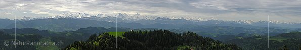 Panoramabild Trub, Emmental