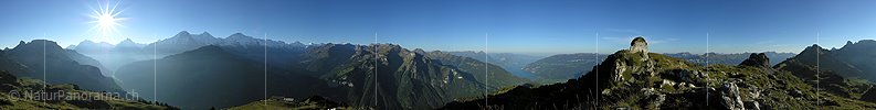 Panorama Schynige Platte, Jungfrauregion