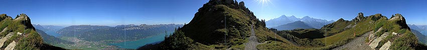Panoramaaufnahme Schynige Platte, Jungfrauregion