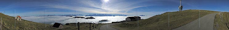 Panorama Nebelmeer von Rigi Kulm