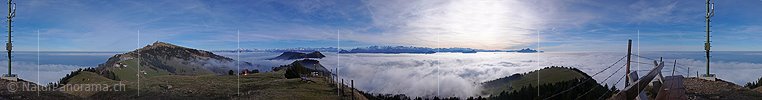 Panoramabild Rigi Rotstock