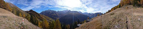 360° Panorama Trail in the Binn Valley (Valais Alps)