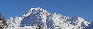 Panorama Frisch verschneites Ofenhorn