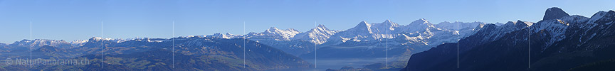 Panoramaaufnahme Gurnigel, Gantrisch