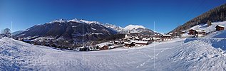 Panoramabild Ernen, Goms, Wallis