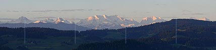 Panoramaaufnahme Föhnstimmung