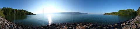 Panoramafoto Neuenburgersee