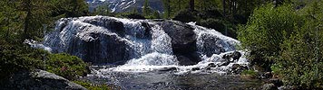 Panorama image Waterfall