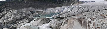 Large panoramic Glacier (Rhone Glacier, Date 6.2007)