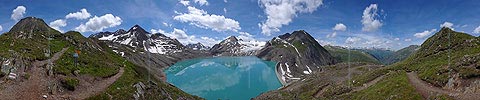 Panorama Berglandschaft mit Griessee