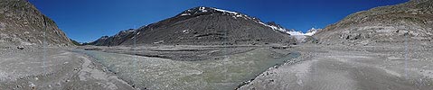 360° Panorama glacier creek