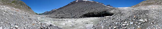 Panoramabild Gletschertor