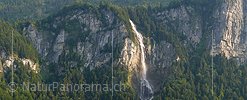 Panoramafoto Wasserfall