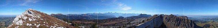 Panoramabild Berner Voralpen