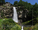 Panoramic image High waterfall