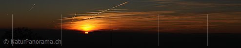 Panorama Sonnenuntergang