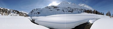 Panoramabild Winterlandschaft