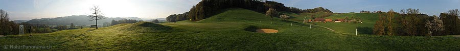 Panoramic picture golf course