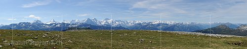 Panorama Berner Alpenkette
