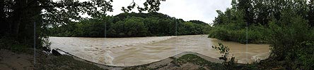 Panoramic picture of the high water