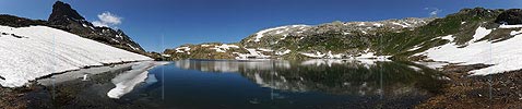 Panoramabild Eisscholle im Geisspfadsee