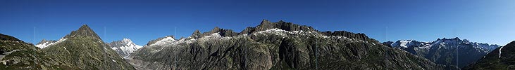 Panoramic picture of mountain range