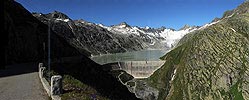 Panoramic picture of water power