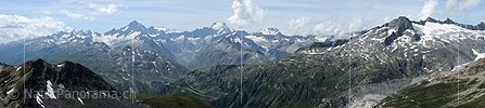 Grosspanorama Berner Alpen von Osten