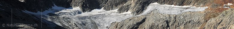 Panoramabild Gruebengletscher