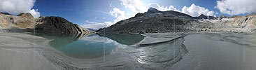 Panoramic picture of flood plain