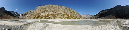 Panoramic picture of flood plain