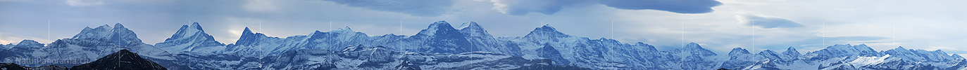 Panoramabild Berner Hochalpen