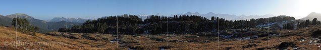 Panoramabild Berglandschaft
