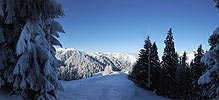 Panoramabild Winterlandschaft