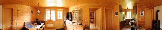 Panoramabild einer Zweitwohnung (Innenansicht)