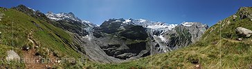 360° Panoramafoto Unders Ischmeer und Unterer Grindelwaldgletscher (Stand 8.2010)