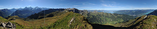 Gipfelpanoramabild Sulegg (Jungfrauregion)