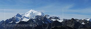 Panorama view Weisshorn group from Augstbordhorn