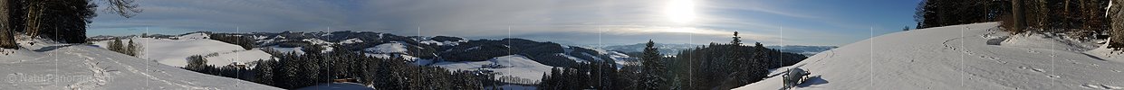 Panorama Emmentaler Winterlandschaft