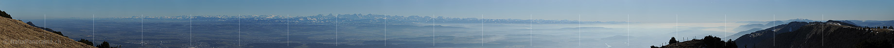 Alpenpanorama von der Hasenmatt