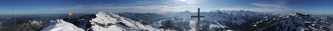 360° Gipfelpanorama Schibengütsch