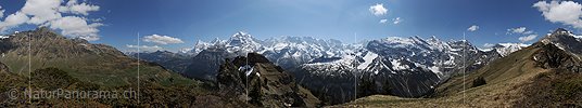 Gigapixelpanorama Lauterbrunnental (Berner Oberland)