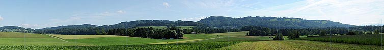 Panoramic picture Albis of SW (Zurich, Switzerland)