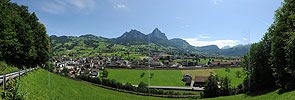 Panoramabild Kleiner Mythen und Grosser Mythen