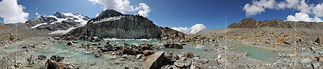 360° Panoramic photo Grüebu glacier (Date 8.2011)