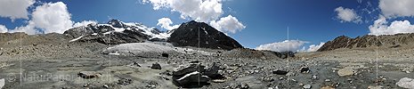 360° Panoramafoto Grüebugletscher (Stand 8.2011)