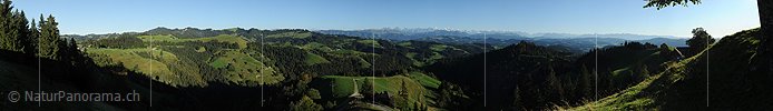Gigapixel Panoramafoto Berner Alpen und Emmental