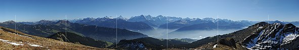 Gigapixel Gipfelpanorama Gemmenalphorn (Berner Oberland)
