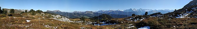 Gigapixelpanorama Gemmenalphorn (Berner Oberland)