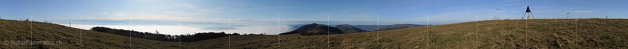Summit panorama Röti / Weissenstein (Jura, Switzerland)